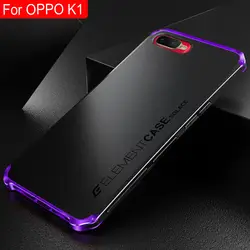 Металлический каркас телефона чехол для OPPO K1k1 тонкий жесткий алюминиевый Гибридный ПК корпус для OPPO K 1 Чехлы для OPPOK1 Funda