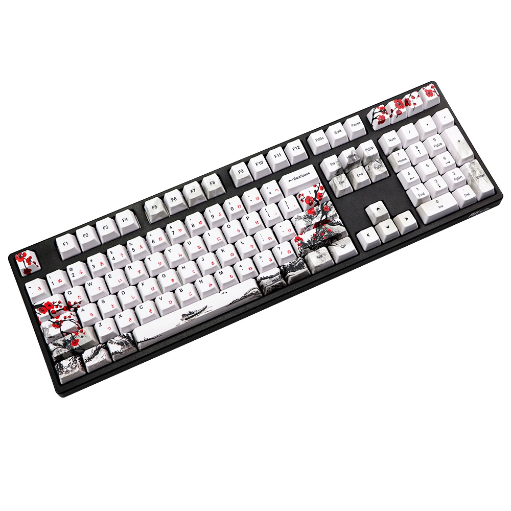de ameixa oem perfil keycaps para 61