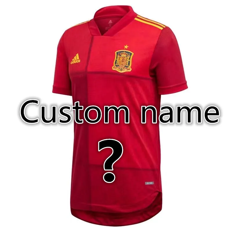 19 20 испанские футбольные майки PIQUE SERGIO A. INIESTA MORATA KOKE ramos ASENSIO SILVA ISCO новые футбольные футболки для взрослых - Цвет: shirt