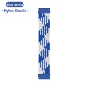 Blue and white