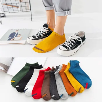 

Socks Men's Short Solid Color Ship Socks Summer Thin Men's Short Tube Low Top Sweat Absorption Light Mouth Men's Socks Cotton