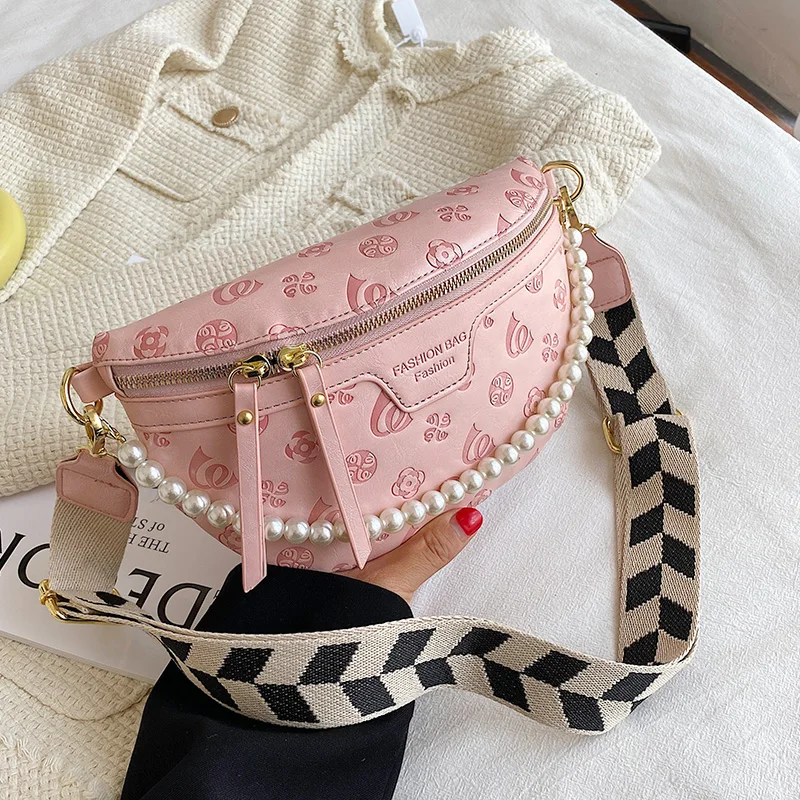 Women Chain Fanny Pack Leather Waist Bag Luxury Chest Belt Bags Ladies  Shoulder Bag Mini Adjustable Small Crossbody Kidney Bags - AliExpress