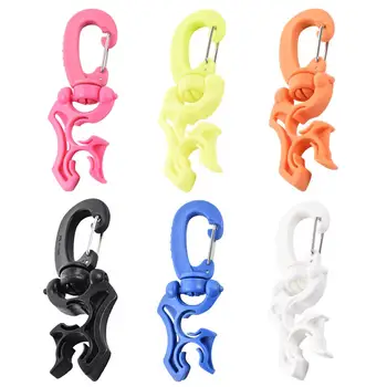 

2PCS Scuba Diving Double BCD Hose Holder 304 Stainless Steel Dive Snorkeling Double BCD Clip Regulator Retainer Buckle Hook