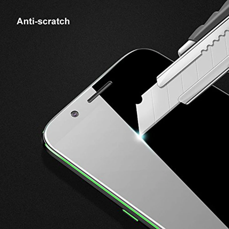 Premium 5-Pack ShockProof Tempered Glass Screen Protector Film - Clear