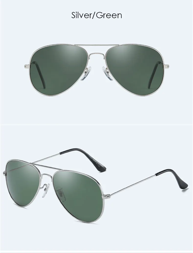 COOLSIR New Design Aviation Alloy Frame HD Polarized Sunglasses For Men UV400 Protection gafas de sol hombre 3025