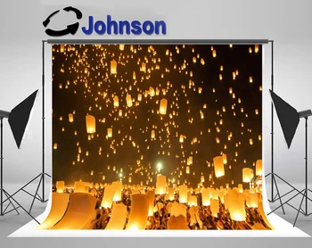 

Discount Lantern Pray Candle Square Festival Celebration backdrop Computer print scenic background