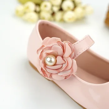 

New Style Autumn Princess Dress Shoes Korean-style Flower CHILDREN'S Shoes Children's Comfortable Performance Shoes Kids Shoes