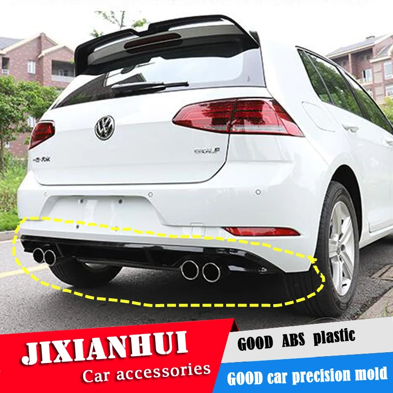 Для GOLF 7 5 Body kit спойлер 2014 2018 для Volkswagen ABS задний передний бампер диффузор защитные