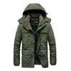 Thick Padded Parka Men Winter Jacket New Fashion Hooded Coat Multi-pocket Warm Outerwear Plus Size 5XL 6XL Male Casual Clothing 1 Stay warm and stylish with the YIHUAHOO Thick Padded Parka. This hooded coat features silk-like cotton filling and a detachable hat for versatile wear. Crafted from durable polyester with multi-pocket design, it's ideal for casual outings. Available in plus sizes 5XL-6XL. Zipper closure ensures a snug fit. Thick Padded Parka Men Winter Jacket New Fashion Hooded Coat Multi-pocket Warm Outerwear Plus Size 5XL 6XL Male Casual Clothing <p>Embrace ultimate warmth and style with the Asstseries Military Parka. Crafted from durable polyester, this thick, hooded winter jacket offers a loose fit and detachable hat for versatile wear. Featuring practical pockets and a sleek camouflage print, it's your perfect cold-weather companion. Stay warm, stay stylish.</p>