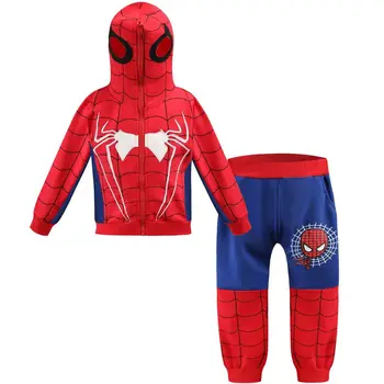 

Minecrafting Anime Toddler Boys Clothing Set Spiderman Cosplay Hoodies Christmas Outfit Fashion Children Kids Girls Sportswear