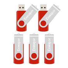Aliexpress - 8GB USB Flash Drive, Exmapor Memory Stick Jump Drive 4GB 16GB 32GB X 5 Bulk External Drive USB Stick USB Storage Thumb Drive Red