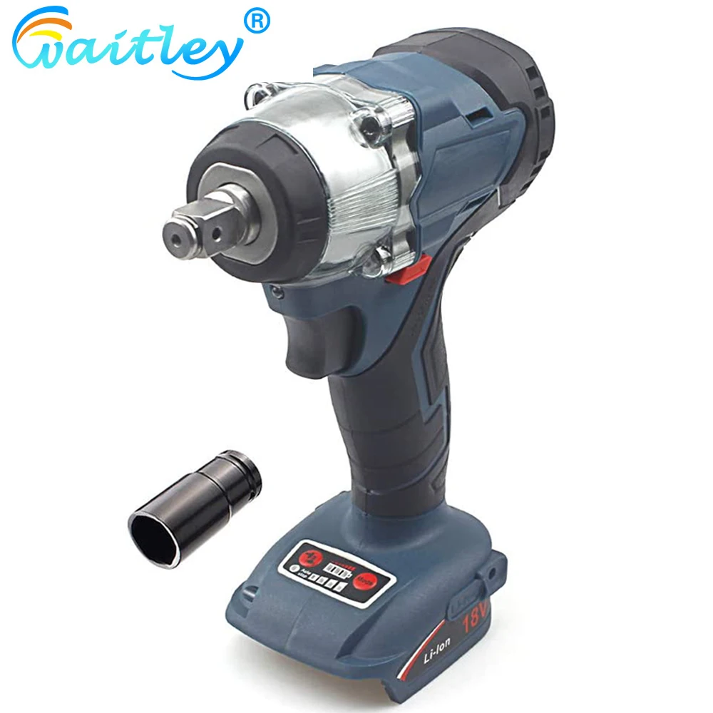 

Waitley 18V Cordless Impact Electric Wrench 350Nm Torque For Makita 18V Battery BL1850 BL1860