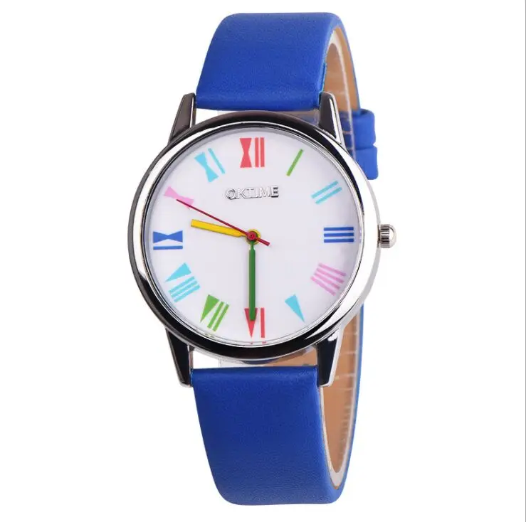 Новые модные детские часы, милые часы принцессы, водонепроницаемые наручные часы для девушек, студентов, кожаные кварцевые часы, детские часы
