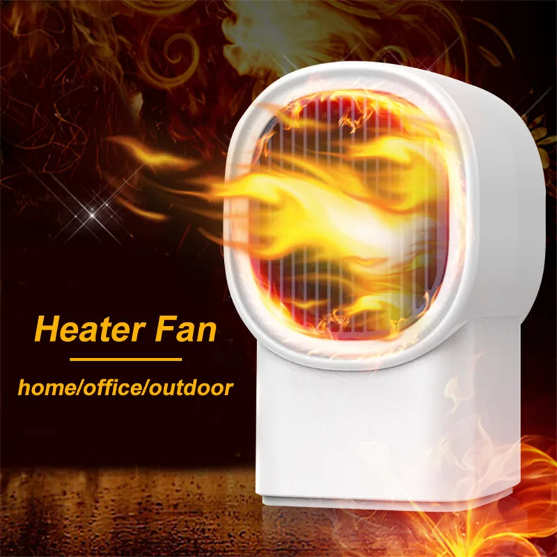 

Portable Heater Fan Mini Electric Heater Home Handy Air Warmer Silent Office Desktop Heater Fan