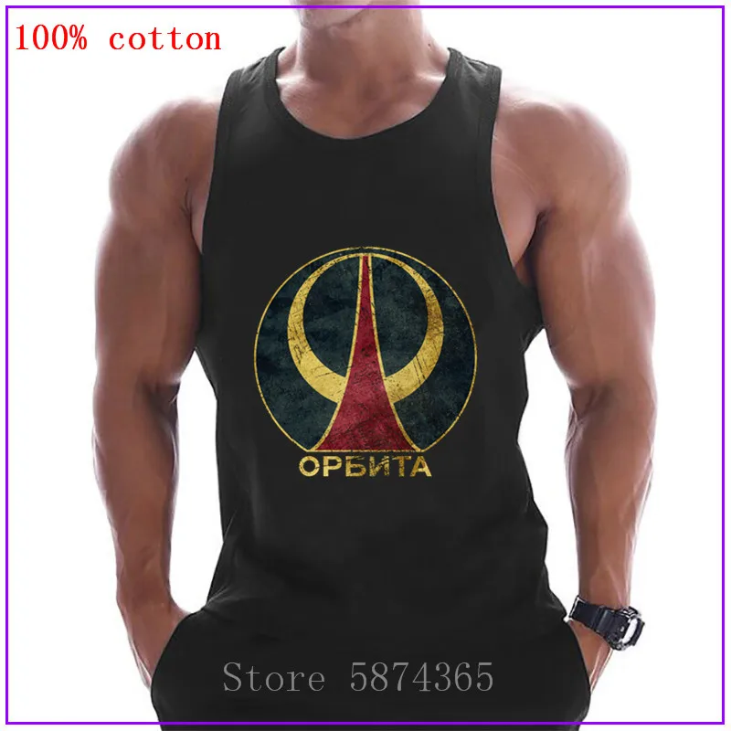 Майка мужская с круглым вырезом 100% хлопок без рукавов | Мужская одежда