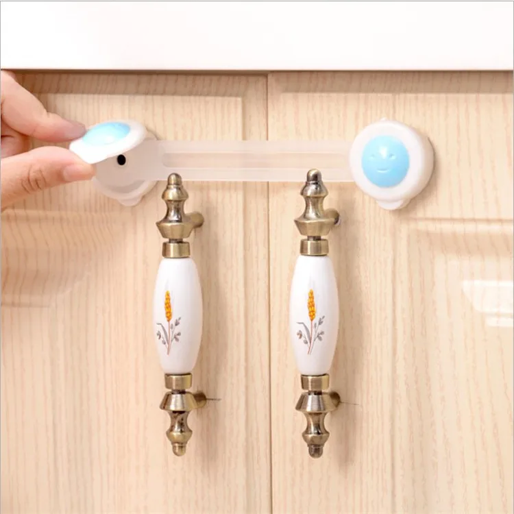 Baby Multi-functional Lengthen Lock Safe Guard Locking Chamber Pot Door Drawer Lock Children Safe Supplies in Bulk