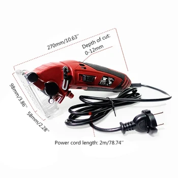 

Multifunction Electric Metal Chainsaw Mini Circular Saw Wood Cutting DIY Tool R9UC