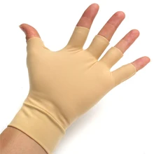 Guantes de compresión para el cuerpo, lavables, Nude, para aliviar la artritis, Fitness, masaje, nailon, Spandex, antiinflamatorios, 1 par
