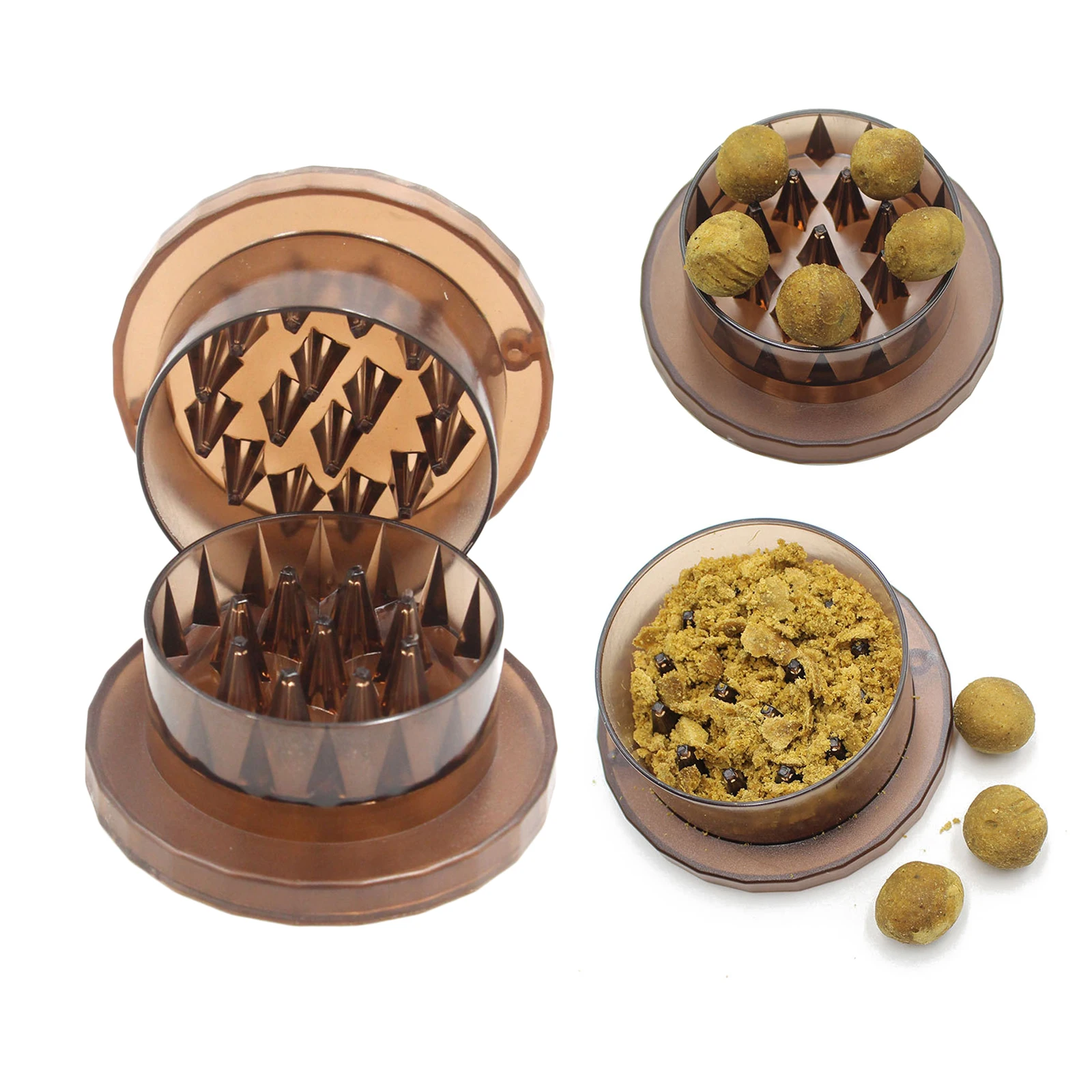 Boilie Bait Crusher Grinder Herb Weed Tobacco Plastic Manual Saver Dry Cute Accessories Box