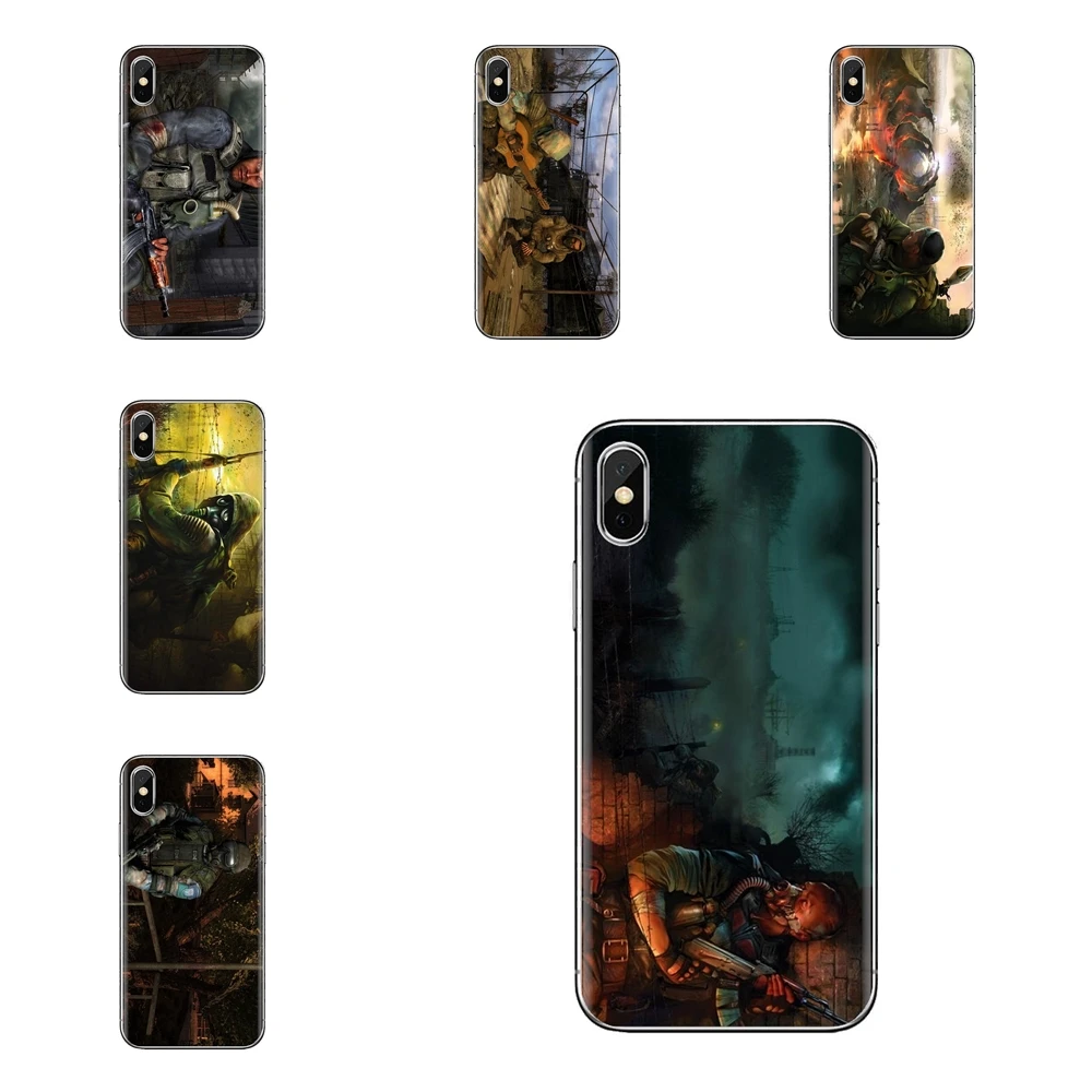 Чехол для телефона sony Xperia Z Z1 Z2 Z3 Z5 compact M2 M4 M5 C4 E3 T3 XA huawei mate 7 8 Y3II stalker clear sky с рисунком