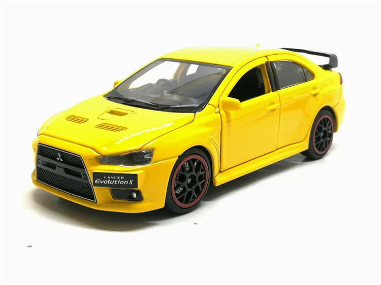 New 1/32 JACKIEKIM Mitsubishi Lancer EVO X 10 BBS RHD Diecast Model CAR Toys For Kids Boy Girl Gifts Free Shipping