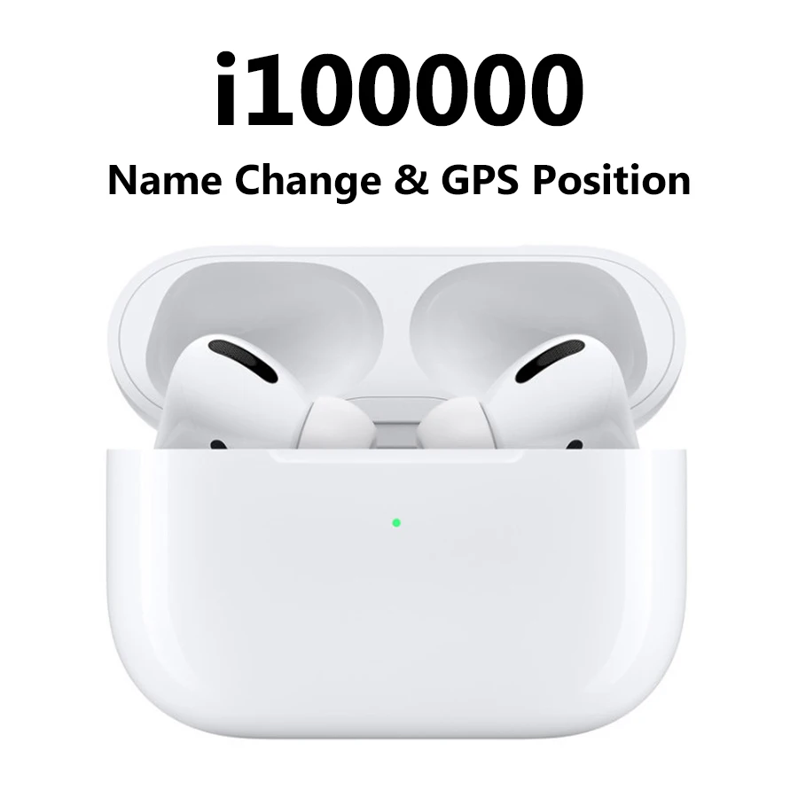 I100000 TWS Bluetooth наушники Беспроводная гарнитура Air 3 Pro изменение имени и gps положение Smart sensor наушники Hifi стерео головной телефон - Цвет: i100000