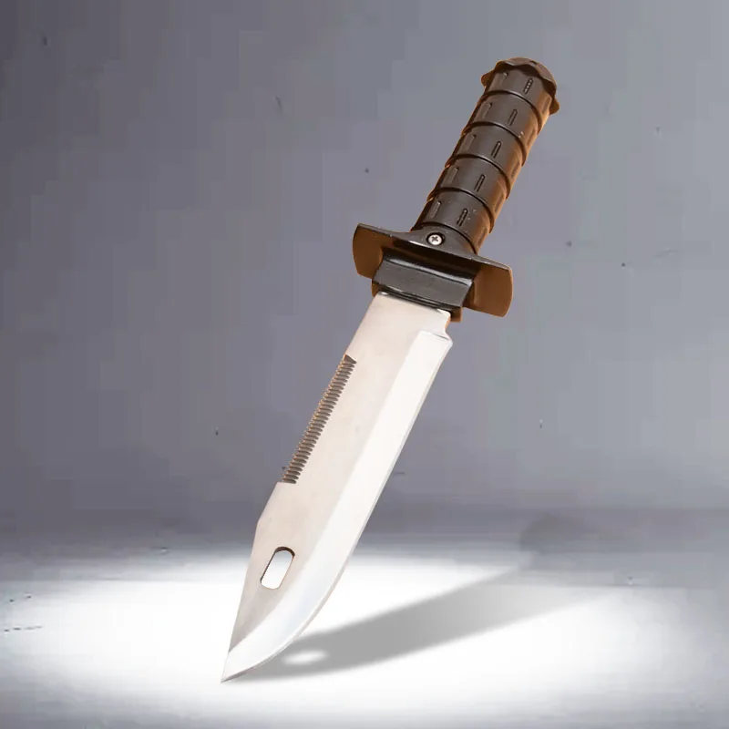 Испанский 58HRC высокопрочный прямой нож, тактика выживания в джунглях, нож для выживания на открытом воздухе, прямой охотничий нож|Ножи|   | АлиЭкспресс