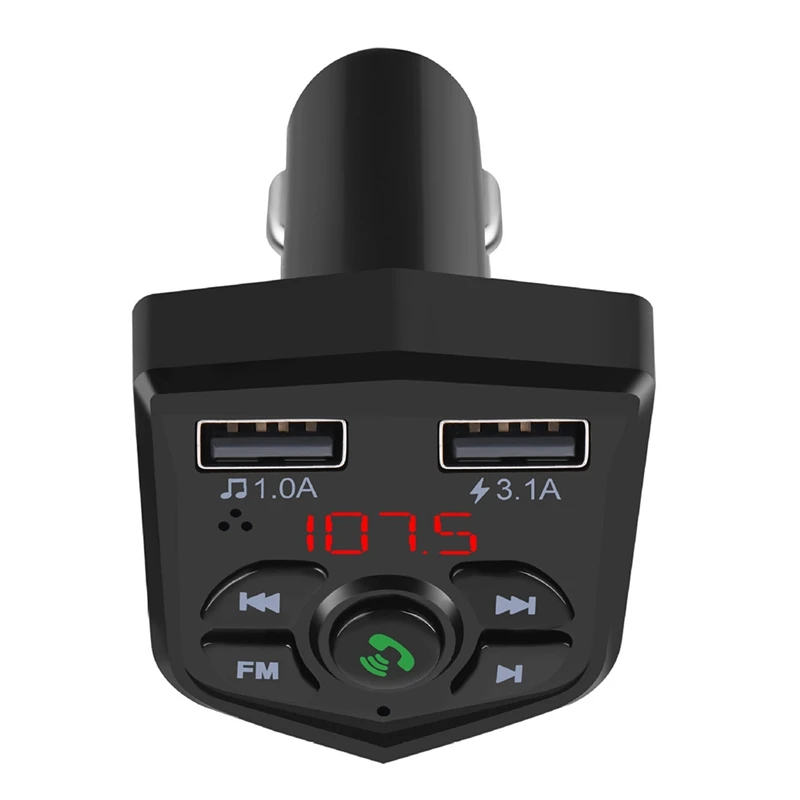 3.1A двойной USB Автомобильное зарядное устройство прикуриватель Bluetooth MP3 fm-передатчик модулятор hands-free Bluetooth приемник