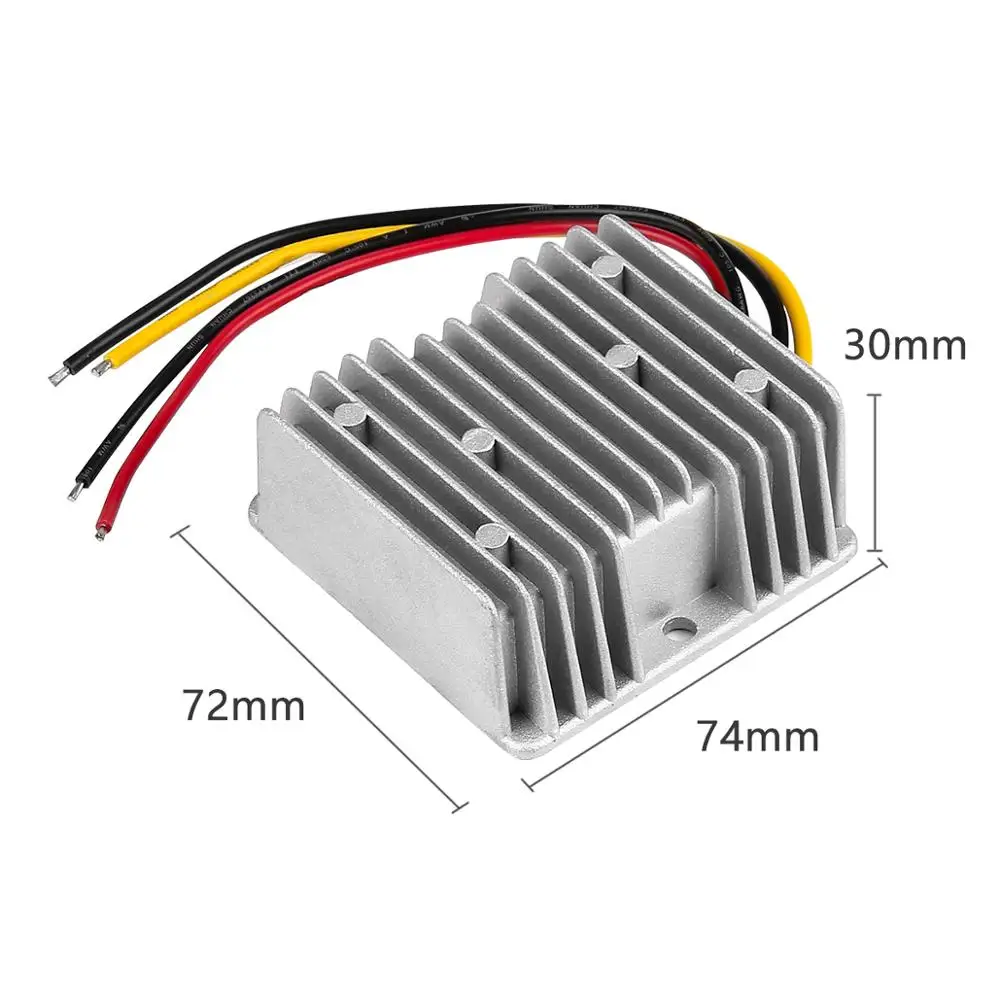 8V-40V to 12V 13.8V 5A 6A 10A DC DC Converter Stabilizer Transformer Voltage Regulator Module Power Supply for LED Car Solar