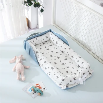 

Portable Baby Nest Bed Travel Crib Bed Newborns Cots Nursery Sleep Nest Infant Cradle Nest