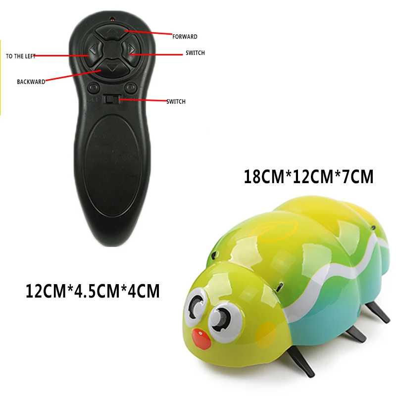 RC Toy Ladybug Robot Electronic Digital Insect Remote Control Pet Novelty Insects Models Creative Toys Christmas Gifts for Kids