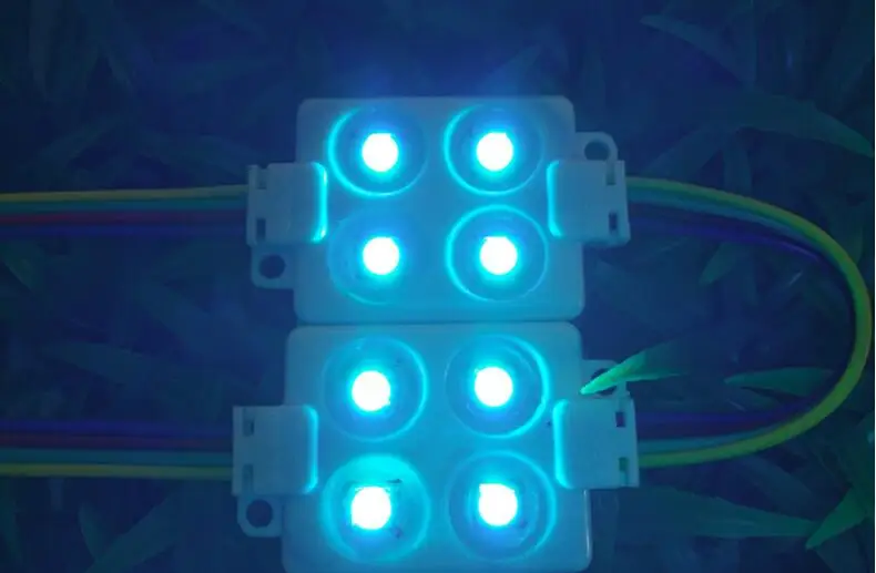 Светодиодный модуль SMD 5050 4 Светодиодный DC12V водонепроницаемый рекламный дизайн светодиодный модуль супер яркий теплый белый RGB письмо освещение
