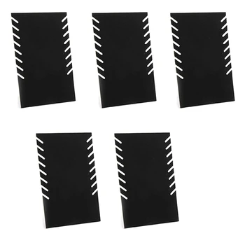 

5 PCS Velvet Jewelry Necklace Storage Display Rack Bracket for 6 Necklace
