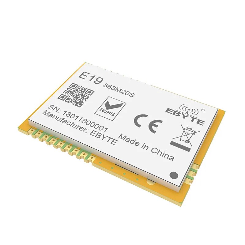 E19-868M20S Lora Long Range SX1276 868 МГц 100 мВт штамп антенна отверстия IoT uhf беспроводной приемопередатчик приемник модуль