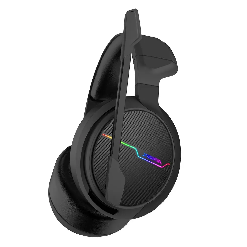 V20U игровая гарнитура USB интерфейс музыкальная игровая гарнитура Одиночная 3,5 мм+ usb светящаяся