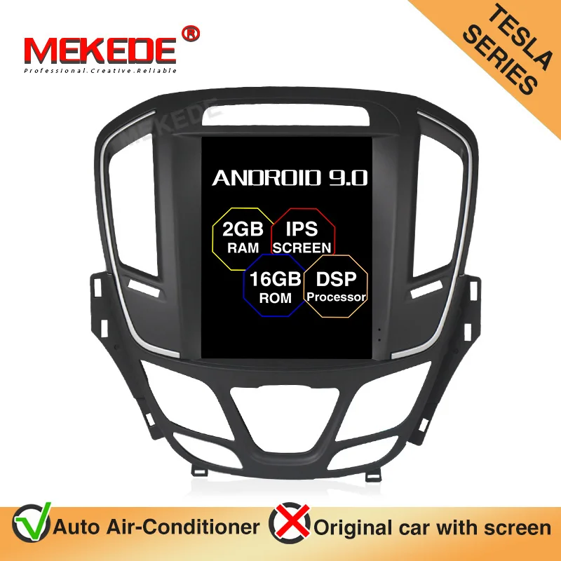 

MEKEDE DSP IPS Android 9.0 Head Unit GPS Car Radio For Opel INSIGNIA 2014 Support TPMS Backup camera DVR SWC