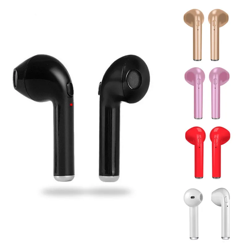 Беспроводные наушники i7 i7s TWS Bluetooth спортивные Handsfree Fone de ouvido шумоподавляющая