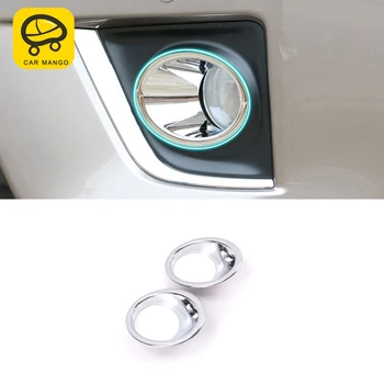 

CarManGo for Toyota Corolla 2014-2018 Car Styling Front Fog Light Lamp Cover Trim Frame Sticker Chrome Exterior Accessories
