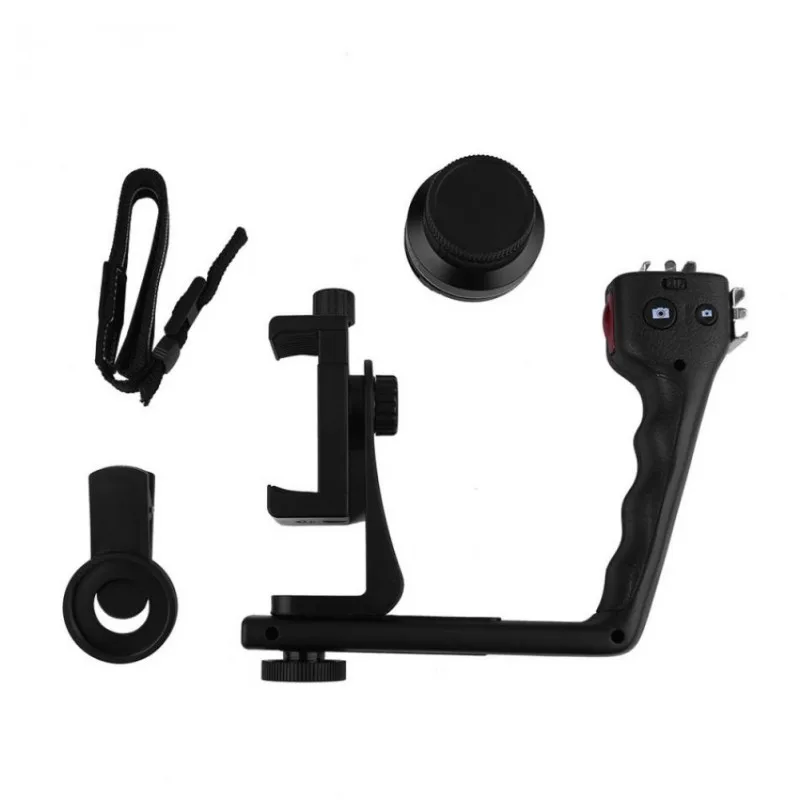 Universele L Vormige Verstelbare Ручной Bluetooth стабилизатор Rig Mount Kit Houder w/объектив для смартфона камера стабилизатор