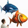 Toy Remote Control Air Swimmers Flying Shark And Clownfish Through The Room for Kids Children DIY Plastic Inflatable Balloon Toy 1