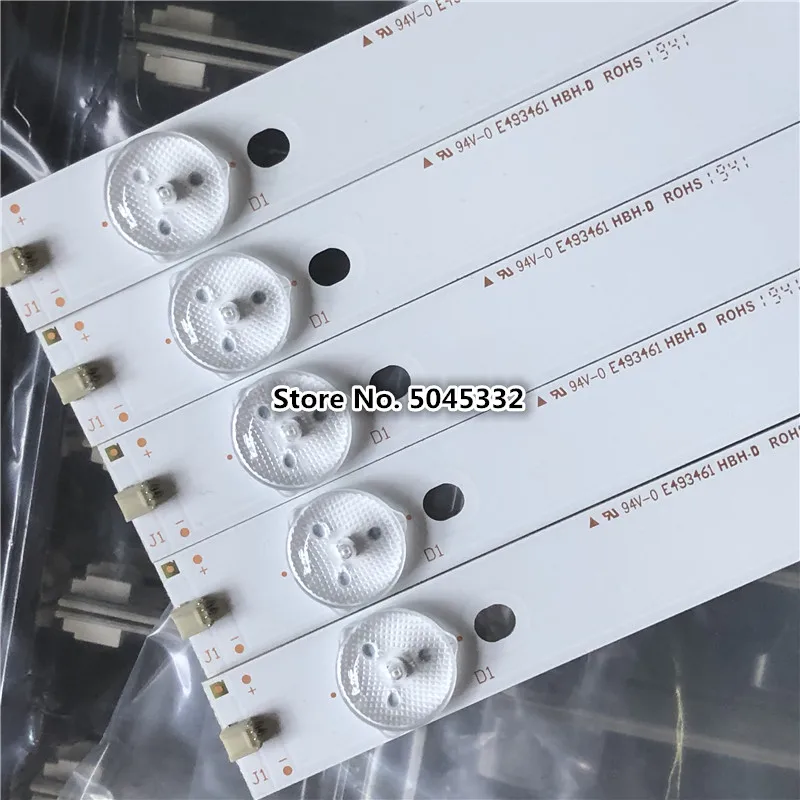 9 шт. светодиодный полоски A-CNK49D656 7838-491012-0540511 для Toshiba 49L310U 49L420U LC490DUY-SHA2 K490WDR1