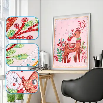 

4 pack Christmas 5D Special Shaped Diamond Painting 634E