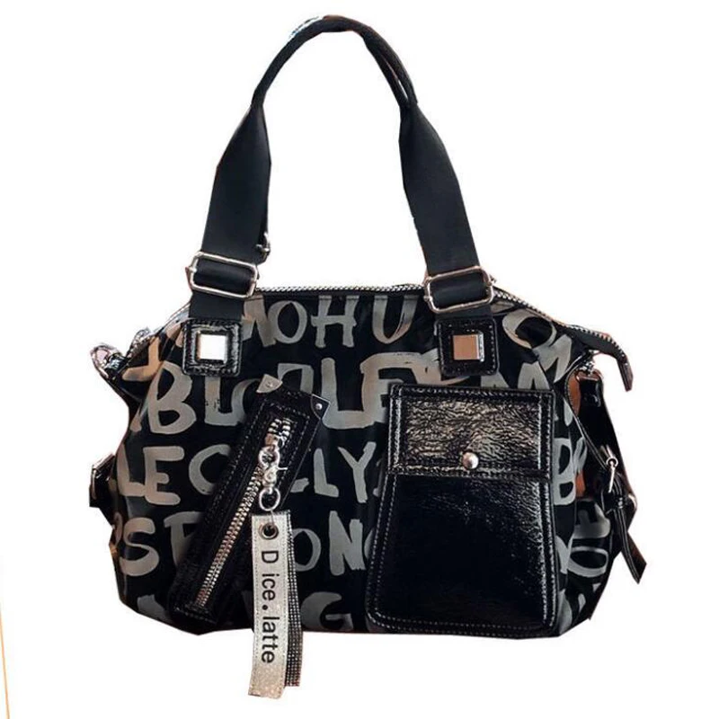 

Large Capacity Letter Print Purses And Handbags Luxury Designer Bags For Women Diamond Satchels Crossbody Bolso Grande Mujer