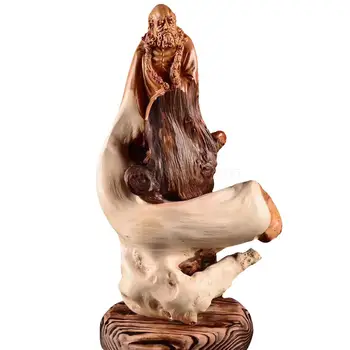 

Living room decoration root carving boutique natural with shape aging materials fragrant wood carving wood Guanyin Buddha