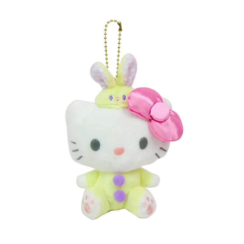 Sanrio, Hello Kitty My Melody Cinnamoroll Марка pom-Pom Purin мультфильм плюшевая игрушка кукла кошелек сумка повесить декоративная подвеска для девочек Подарки