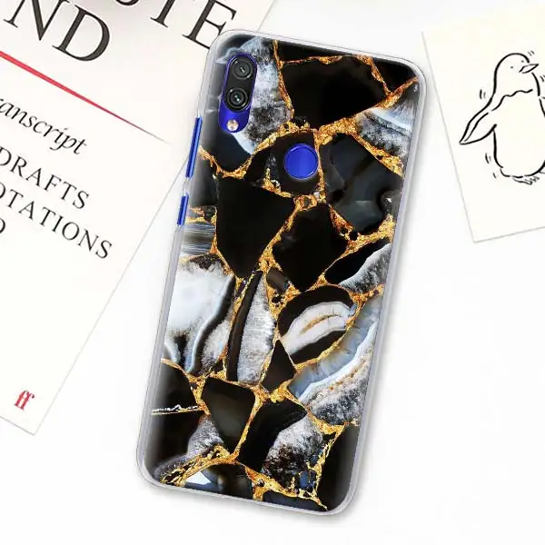 Линии мраморный чехол для телефона с рисунком для телефона Redmi Note 5, 6, 7, 8 Pro 8T S2 GO Redmi 7 7A 8A K20 Pro 6 6A 5 плюс Жесткий Чехол - Цвет: H06