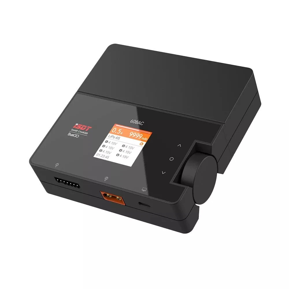 Стиль ISDT 608AC AC 60 Вт DC 200 Вт 8A BattGo Смарт зарядное устройство Dis зарядное устройство со съемным источником питания