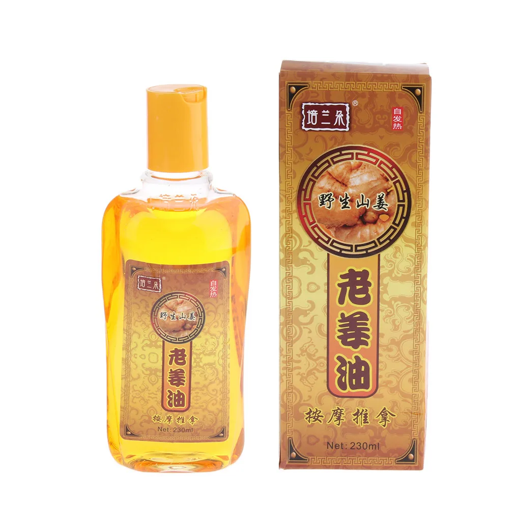 

Ginger Essential Oils, Natural Plant Body Massage Oil for Aromatherapy Relaxation and Body Spa Deep Tissue Massage (230ml)