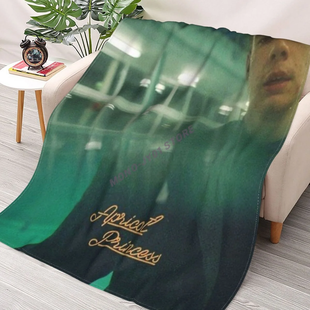 Apricot Princess Rex Orange County Album Poster Throw Blanket Sherpa