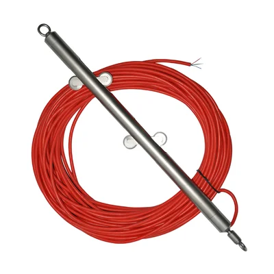 FID132 Double roller Инклинометр фиксированный скважинный Инклинометр съемный датчик RS485 зонда для мониторинга аварийных ситуаций - Цвет: FID132 Double roller